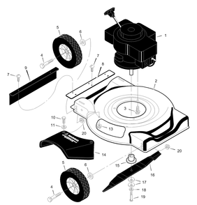 Part Location Diagram of F-99446 Briggs and Stratton Book, Instruction